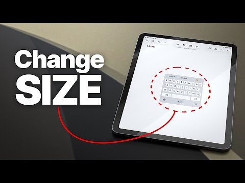 How to Make iPad Keyboard Bigger (or smaller) in Seconds