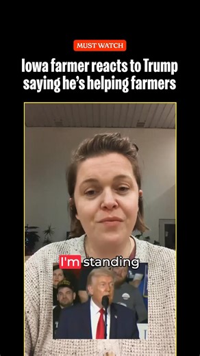Iowa farmers deliver a fact check on Trump's lies—there are no tariff payouts in sight and prices are only going UP. | CAP Action