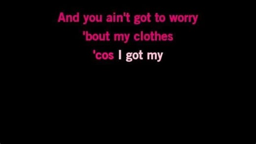 Karaoke T-Shirt and Panties - Adina Howard - CDG, MP4, KFN - Karaoke Version