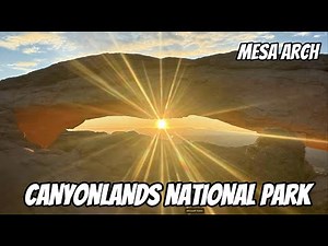 Canyonlands National Park - Sunrise at Mesa Arch Trail