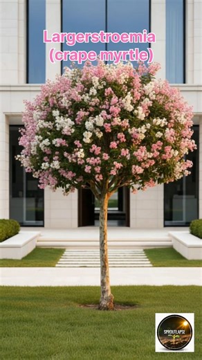 Satisfying Crape Myrtle Bloom Time-lapse 🌸 #shorts
