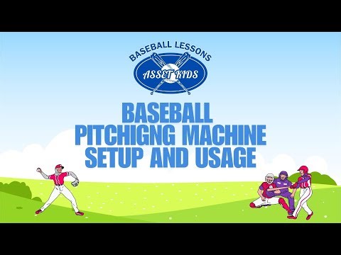 Baseball Pitching Machine Setup and Usage