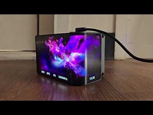 Thermalright Wonder Vision 360 UB ARGB Black Display Demo - Ultrawide 2400x1080 Anamorphic 3D effect