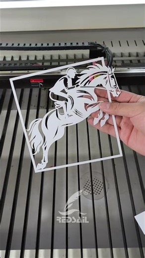 Watch the magic of laser cutting paper ✨