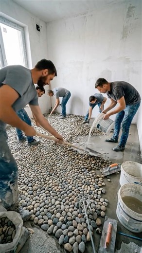 Luxury Bedroom Transformation | Floating Bed & Epoxy River Stone Floor