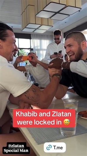 ESPN MMA on Instagram: "Imagine if they arm wrestled 💪 (via @khabib_nurmagomedov)"
