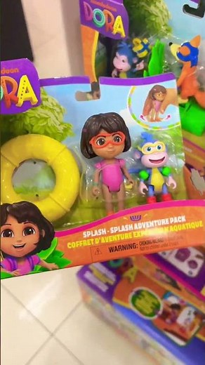 Dora the explorer swimming all the day with boots 😍#dora #doratheexplorer #nickelodeon #toys