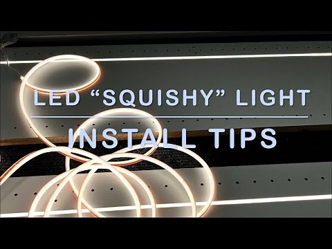 How to Install LED “Squishy” Lights Into Closet Panels