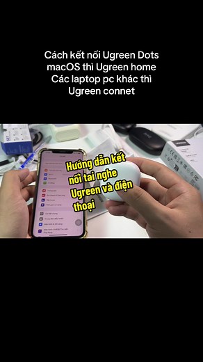 Hướng dẫn kết nối tai nghe Ugreen với máy tính
