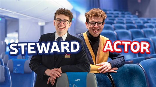 6.6K views · 86 reactions | What do aviation and the stage have in common? How does Daniel Stanko balance life as both a flight attendant and an actor? Watch the full episode to find out how his in-flight experiences shape his performances on stage and screen! | LOT Polish Airlines | Facebook