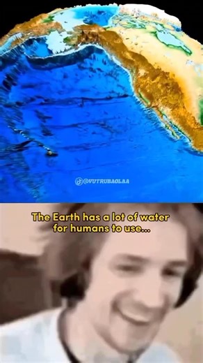 Astronomy Studio on Instagram: "If all the water present on earth were collected, regardless of the form ( steam, ice, liquid water ) into a sphere, this sphere would have a diameter of 1385 km or just 860 miles. 🌊 Among them, salt water accounts for about 97.5% and fresh water accounts for only 2.5%. Of this freshwater, 68.9% in the form of ice ( permanent snow cover in the Arctic, Antarctica and mountain glaciers ). Only 30.8% or this freshwater in the form of groundwater. Video - vutrubaolaa