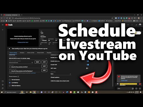 How to Schedule a Livestream on YouTube