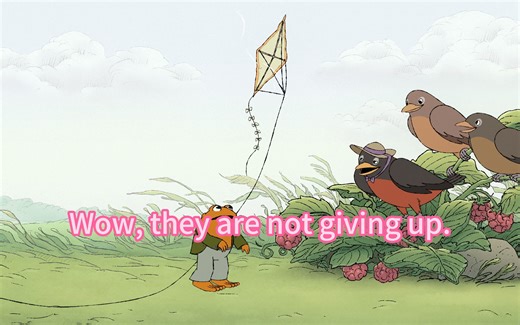 英文字幕 the kite 章节 青蛙和蟾蜍Frog and Toad 英文桥梁书改编