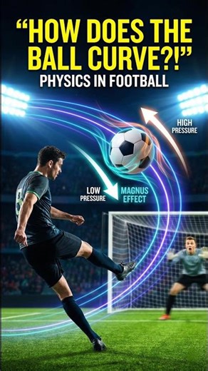 MAGNUS EFFECT | PHYSICS| EXPERIMENTS |REAL LIFE EXAMPLE | SCIENCE AND TECHNOLOGY | FOOTBALL #physics