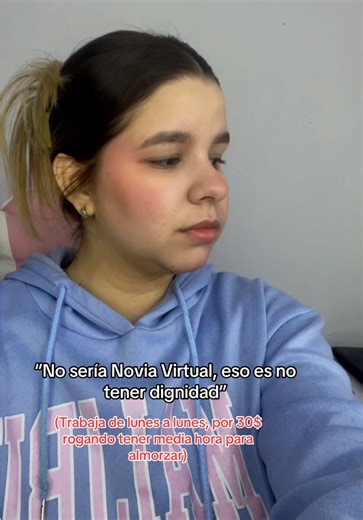 Yo también rogué por esa media hora para almorzar🤣🥹 #noviavirtual #desdecasa #chicas #humor