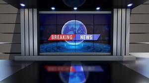 Download Virtual News Studio Set Green Screen Background Loop for free