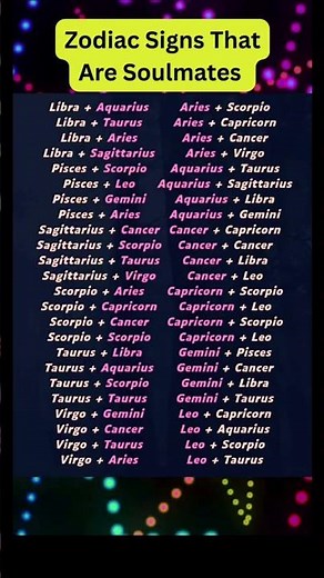 Zodiac Signs That Are True Soulmates ♊💫