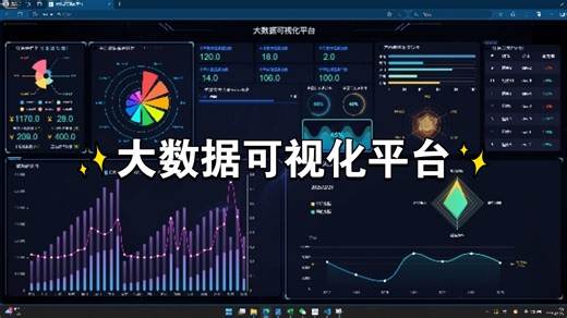 【大数据可视化平台】技术栈:vue2   datav   echarts