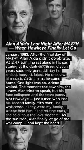 Alan Alda’s Last Night After MAS*H — When Hawkeye Finally Let Go 😢📺 #shorts