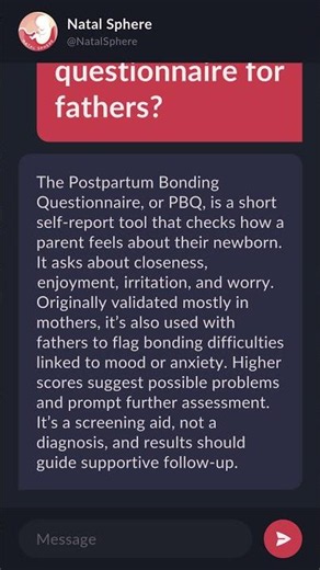 What is the postpartum bonding questionnaire for fathers?
