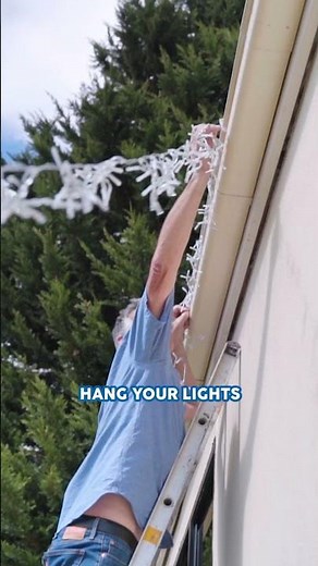 How To Hang Lights Along Your Gutter