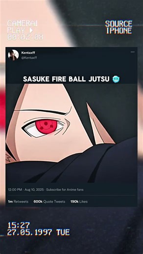 Sasuke fire ball jutsu 🥶 #shorts #naruto #narutoshippuden