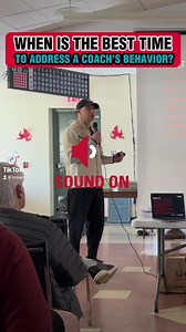 4.2K views · 79 reactions | Once a behavioral pattern develops that becomes a distraction to the game get to the coach at the next time to address the conduct. Don't make excuses like “I didn't have time” or there was “no opportunity” to do so. If there is no time then we make time and there's always time following a time-out. Use this strategy the next time you have to send a message about respect and sportsmanship. #communication #gamemanagement | Paul Diasparra | Facebook