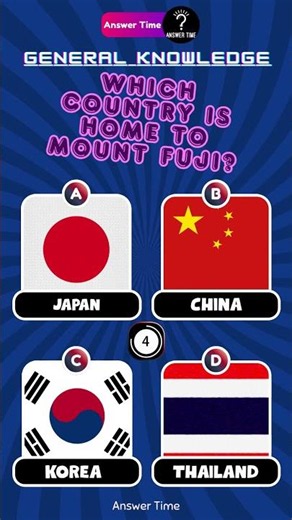Country Trivia Challenge: Mount Fuji Location Quiz #quiz