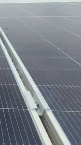 At the same time, solar panels are being installed.