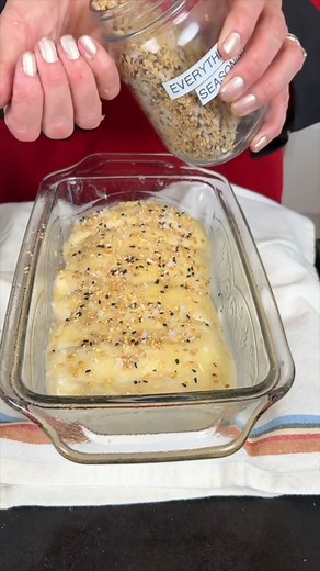 Easy everything Bagel Bread | Robyn Q