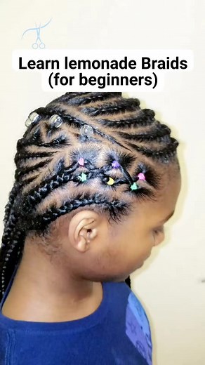 Are your lemonade braids bitter? Learn how to achieve this look with a lil razzle dazzle. Visit Shantes Epilation for more black hair & brow tutorials. Thanks 😀 | Shantes Epilation