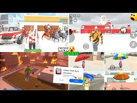 Indian Theft Aura Simulator New Update | Snow Mode Add |GTA5 Mode Add |Challenge Mode add|New Update