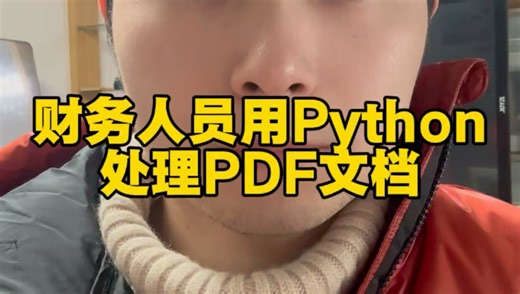 财务人员用Python处理PDF文档