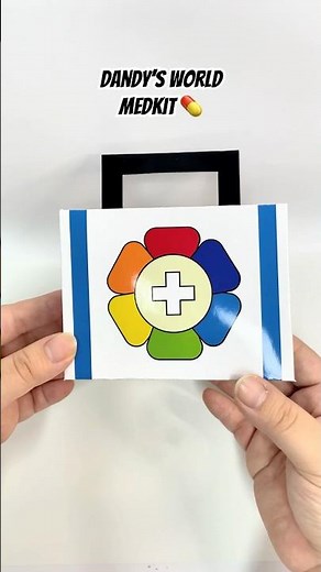 Dandy’s World Medkit DIY 💊 Ever Wondered What’s Inside? #dandysworld #diy #papercraft