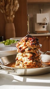 Maria Koutsogiannis 🇬🇷 Greek Food Blogger on Instagram: "Welcome Back to Episode 73 of All Things 🇬🇷 Greek! Today we are making Chicken Gyro Meat - using the authentic cooking method! If you love delicious, easy, flavor-packed GREEK FOOD then be sure to follow 👩🏻‍🍳🔪@foodbymaria so you never miss a recipe! 🍋👩🏻‍🍳Comment “Gyro” or “gyro” below if you want the recipe for this GYRO CHICKEN MEAT!! 🔮 YOU WILL ALSO RECEIVE THE LINK FOR THE VERTICAL SKEWER PAN! 🔮 IT will be sent directly to