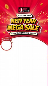 Big deals for a brand-new year 🤩 𝗡𝗘𝗪 𝗬𝗘𝗔𝗥 𝗠𝗘𝗚𝗔 𝗦𝗔𝗟𝗘 @ 𝗢𝗻𝗲 𝗟𝗶𝘃𝗶𝗻𝗴 𝗦𝘂𝗯𝗮𝗻𝗴 - 𝟬𝟯𝗨𝗦𝗝 📍 43 & 45, Jalan USJ 10/1A, Taman Seafield Jaya, Subang Jaya, Selangor 47610 📅 09 Jan 2026 - 11 Jan 2026 (3 days) ⏰ 10am - 9pm . . . ⬇️⬇️⬇️ Get Direction ⬇️⬇️⬇️ Google Map: https://goo.gl/maps/6CXsZR3MAFmFJeve9 . . . *𝗪𝗲 𝗮𝗹𝘀𝗼 𝗽𝗿𝗼𝘃𝗶𝗱𝗲: ✅ Free Delivery (within selected area) ✅ Free Basic Set Up (within selected area) ✅ Installment up to 36 months *T&Cs Apply. #OneLivin
