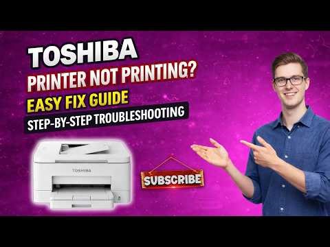 Toshiba Printer Not Printing? 🖨️ Easy Fix Guide & Troubleshooting Step-by-Step