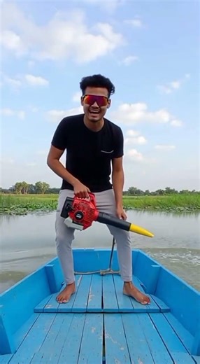 Air Blower से नाव चलाई? ⛵️ फिर जो हुआ... 😂 #shorts #experiment #fail