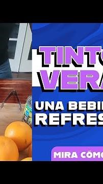 ¡Cómo preparar un tinto de verano! #Recetas