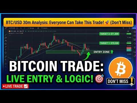 BTC/USD 30m Analysis: সবাই এই ট্রেডটি নিতে পারেন! 🚀 (Don't Miss)