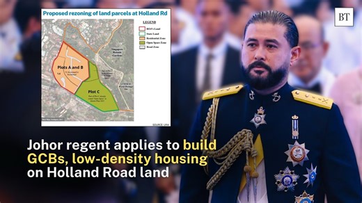 Johor regent applies to build GCBs, low-density housing on Holland Road land