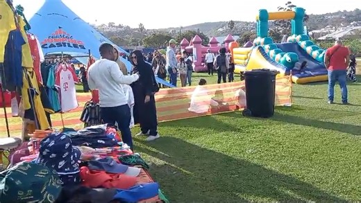 Having fun at the Knysna High School sports grounds during the Knysna Oyster Festival. | Knysna-Plett Herald
