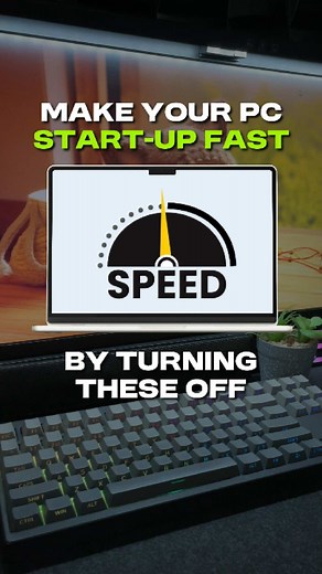 Make your PC Start-Up Fast By Turning these OFF #pctips #startup #windows11 #techtips #windows10