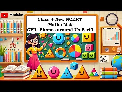 SHAPES AROUND US | PART 1 | CLASS 4 MATHS | CHAPTER 1 | MATHS MELA | NEW NCERT |2025