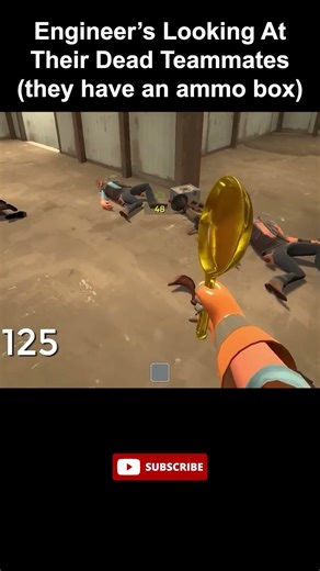 TF2 Engineer Looks At Their Teammates