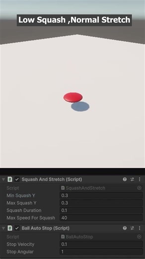 Squash & Stretch Bouncing Ball in Unity – Full Physics‑Based Animation Setup