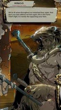 Heracles is the Flame Thief's supporting actor (Vow of Rivals) #hades2