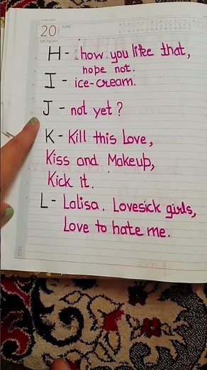 blackpink all songs in alphabetical order