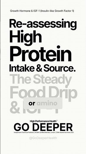 Too Much Protein May Disrupt Cellular Repair | Protein and IGF 1 | Source, Intake & Frequency