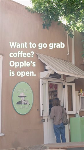 Taking the term “hole in the wall” literally, Oppie’s Coffee is easy to miss. The newly opened coffee spot is hidden inside the courtyard at 109 E. Palace Ave. Grab a coffee, then peruse the wares Chocolate Cashmere & The Rainbow Shop. And don’t forget to read the historic plaque at the back…it ain’t called Oppie’s for no reason. | Visit Santa Fe, New Mexico